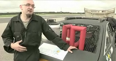Coffee-Powered World Record Car