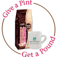 Give Blood; Get Coffee.