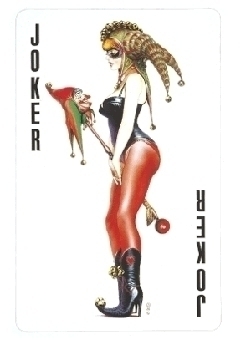 Joker Postcard