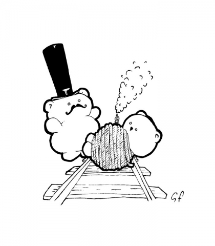 Teds Railtrack Art Card