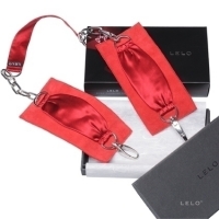 LELO Sutra Wrist Cuffs Red